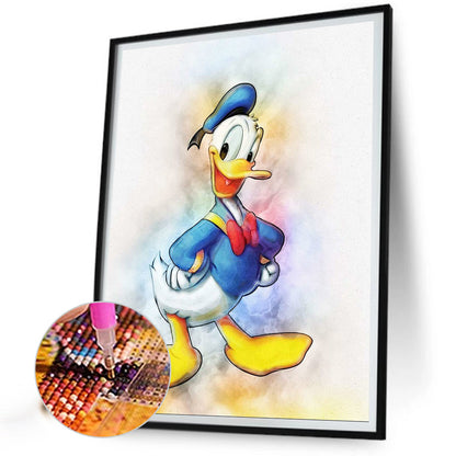 Donald Duck - Full Round Drill Diamond Painting 30*40CM