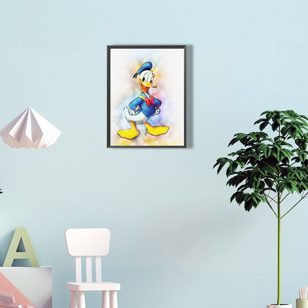 Donald Duck - Full Round Drill Diamond Painting 30*40CM