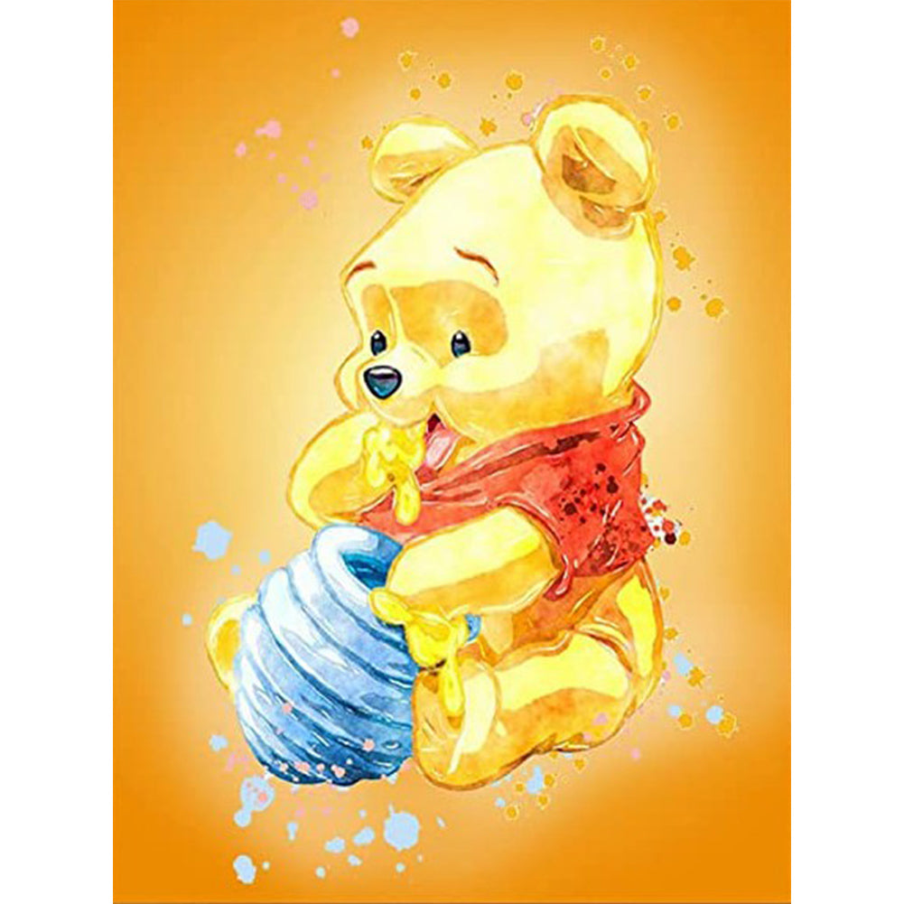 Winnie The Pooh - Full Round Drill Diamond Painting 30*40CM