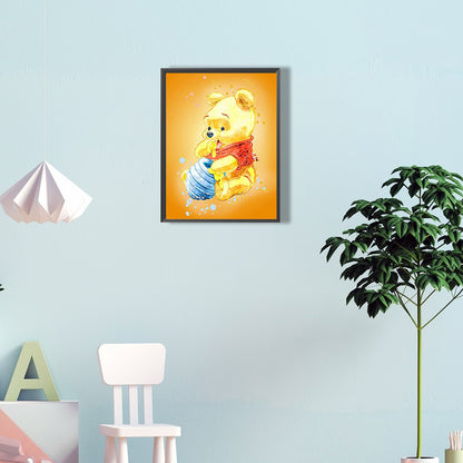 Winnie The Pooh - Full Round Drill Diamond Painting 30*40CM