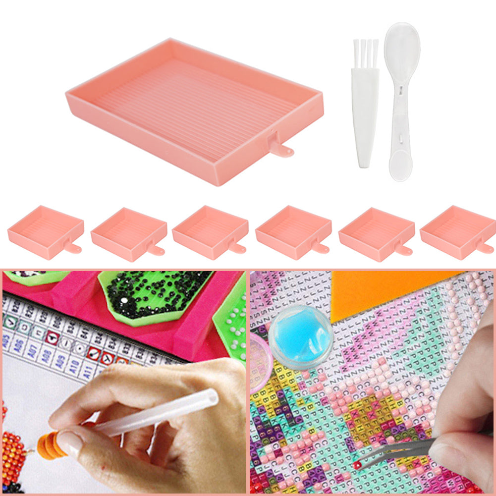 Diamond Embroidery Large Tray Silica Gel Rhinestone Capacity Plate DIY Big Tools