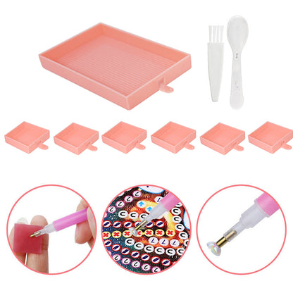 Diamond Embroidery Large Tray Silica Gel Rhinestone Capacity Plate DIY Big Tools