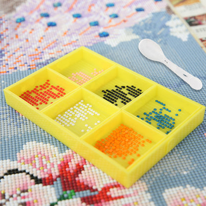 Diamond Embroidery Large Tray Silica Gel Rhinestone Capacity Plate DIY Big Tools