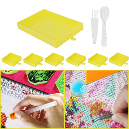 Diamond Embroidery Large Tray Silica Gel Rhinestone Capacity Plate DIY Big Tools