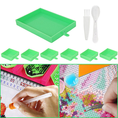 Diamond Embroidery Large Tray Silica Gel Rhinestone Capacity Plate DIY Big Tools