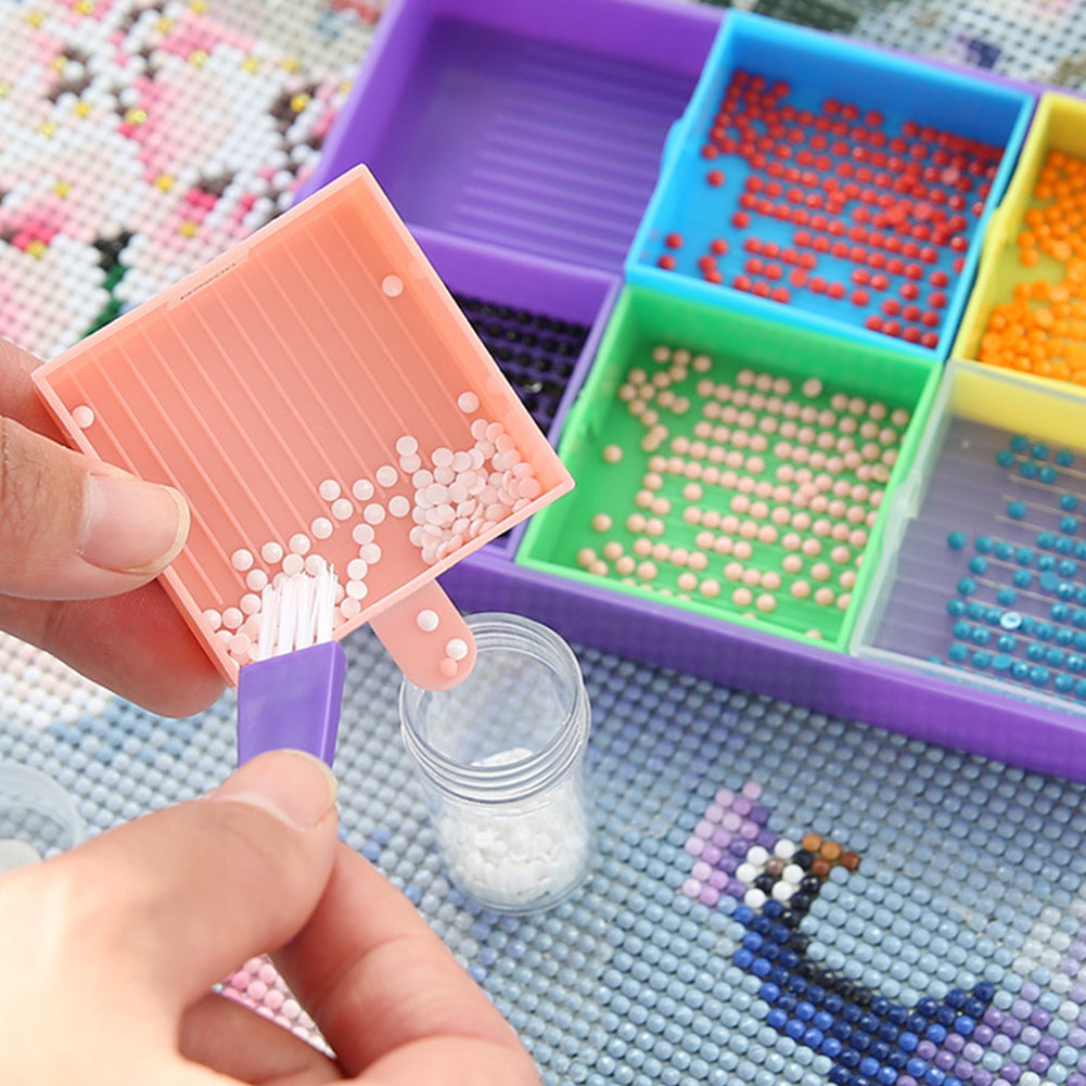 Diamond Embroidery Large Tray Silica Gel Rhinestone Capacity Plate DIY Big Tools