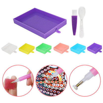 Diamond Embroidery Large Tray Silica Gel Rhinestone Capacity Plate DIY Big Tools