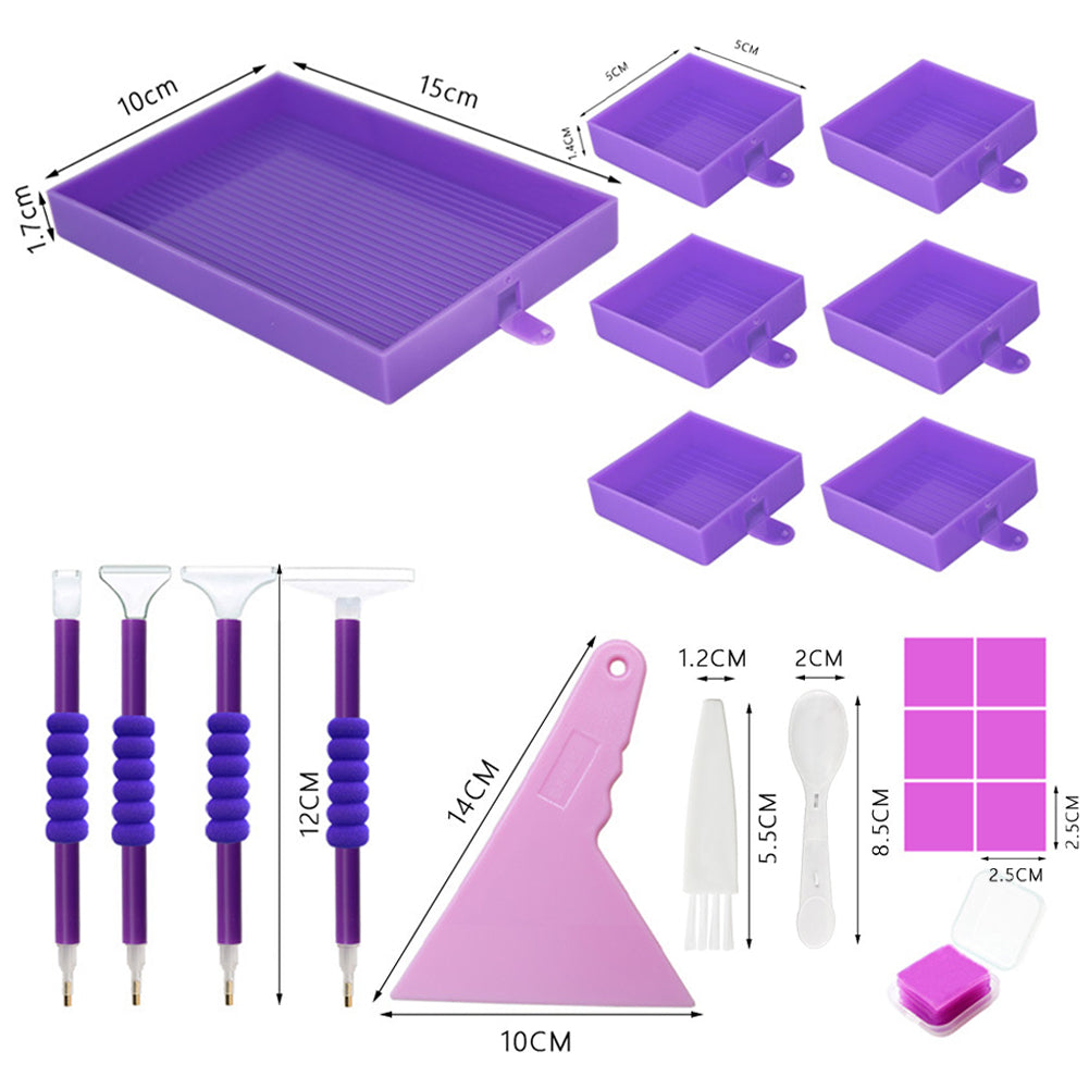 5D Diamond Painting Accessories Kits DIY Art Crafts Beads Rhinestone Tray Sorter