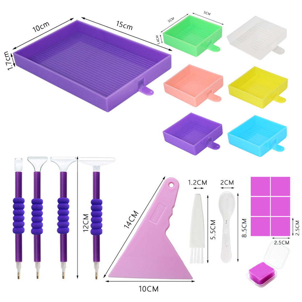 5D Diamond Painting Accessories Kits DIY Art Crafts Beads Rhinestone Tray Sorter