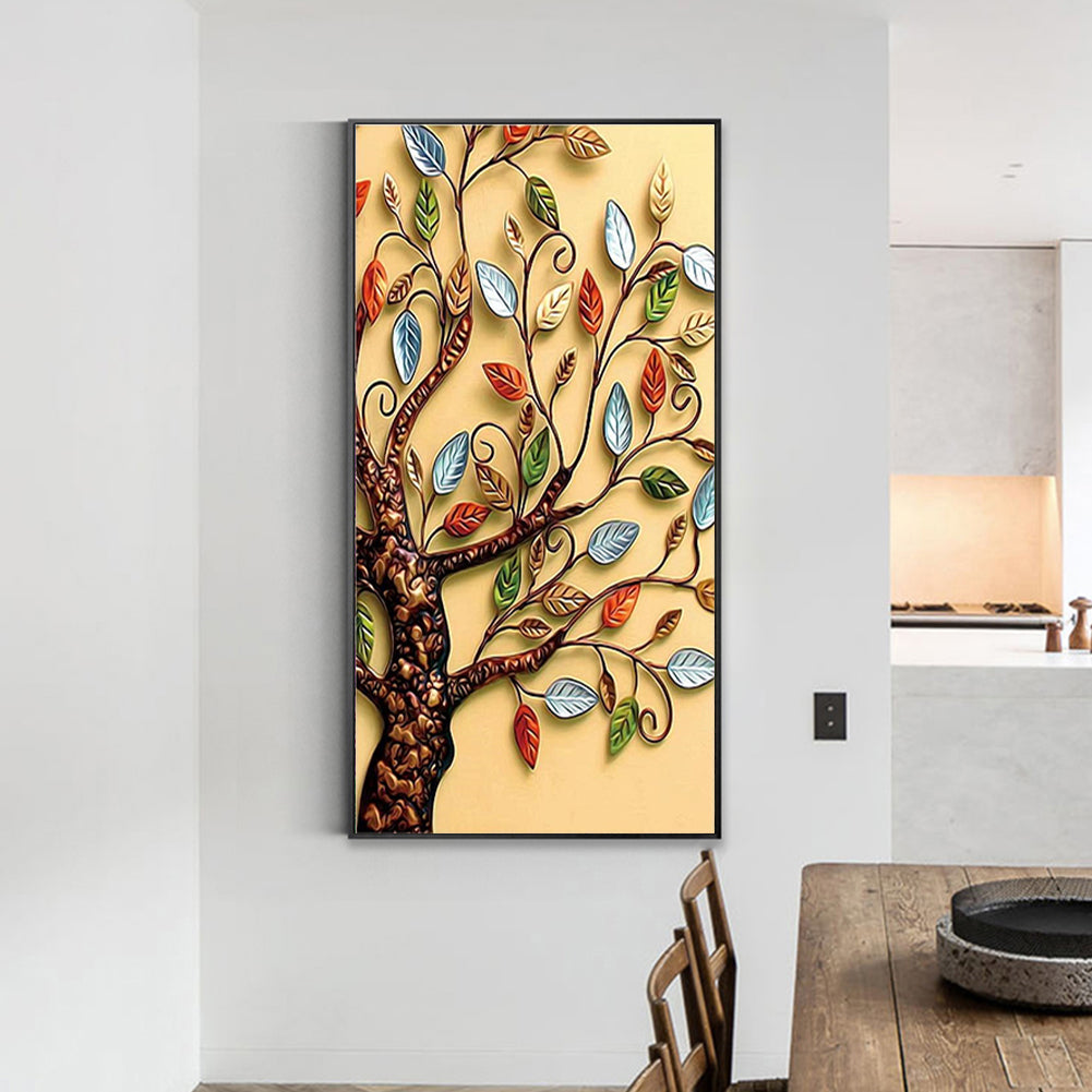 Rich Tree - Full Round Drill Diamond Painting 45*85CM