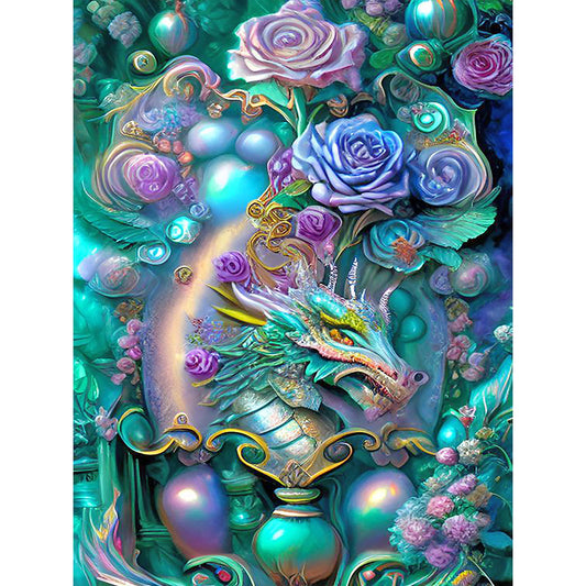 Dragon - Full Round Drill Diamond Painting 30*40CM