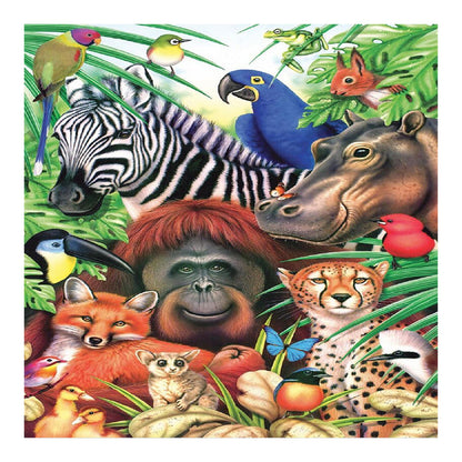 Fauna - Full Round Drill Diamond Painting 30*30CM