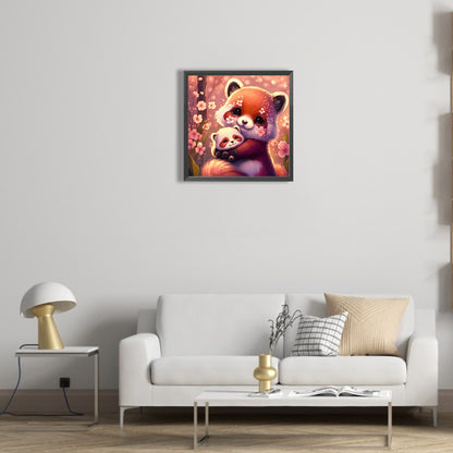 Raccoon - Full Round Drill Diamond Painting 30*30CM