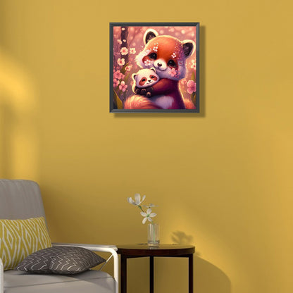 Raccoon - Full Round Drill Diamond Painting 30*30CM