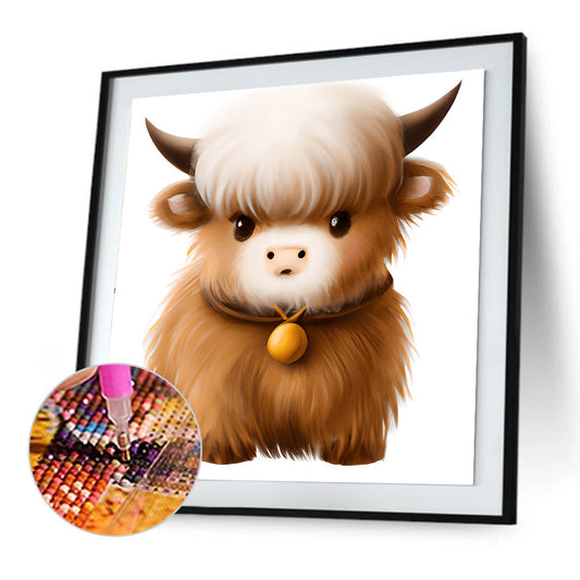 Highland Yak - Full Round Drill Diamond Painting 30*30CM
