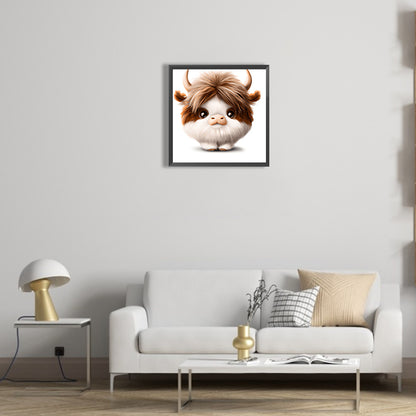 Highland Yak - Full Round Drill Diamond Painting 30*30CM