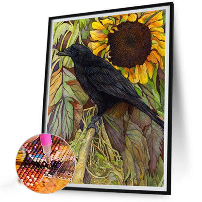 Crow - Full Square Drill Diamond Painting 40*50CM