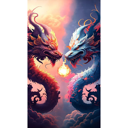 Dragon - Full Square Drill Diamond Painting 40*70CM