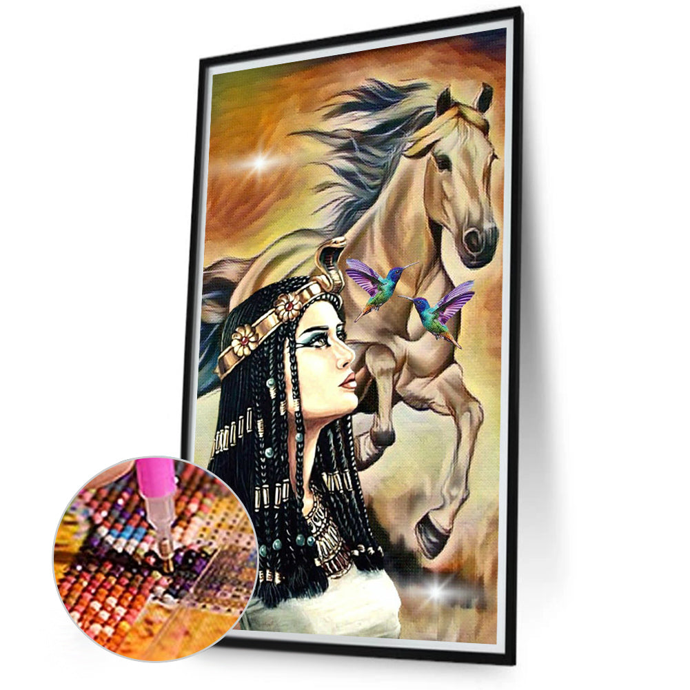 Horse - Full Round Drill Diamond Painting 40*70CM