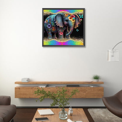 Elephant - Full Round Drill Diamond Painting 45*40CM