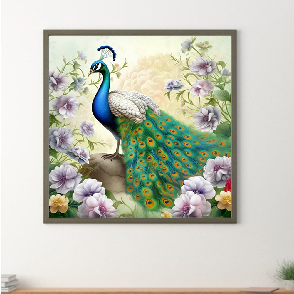 Take Off Peacock Phoenix - Full Round Drill Diamond Painting 30*30CM