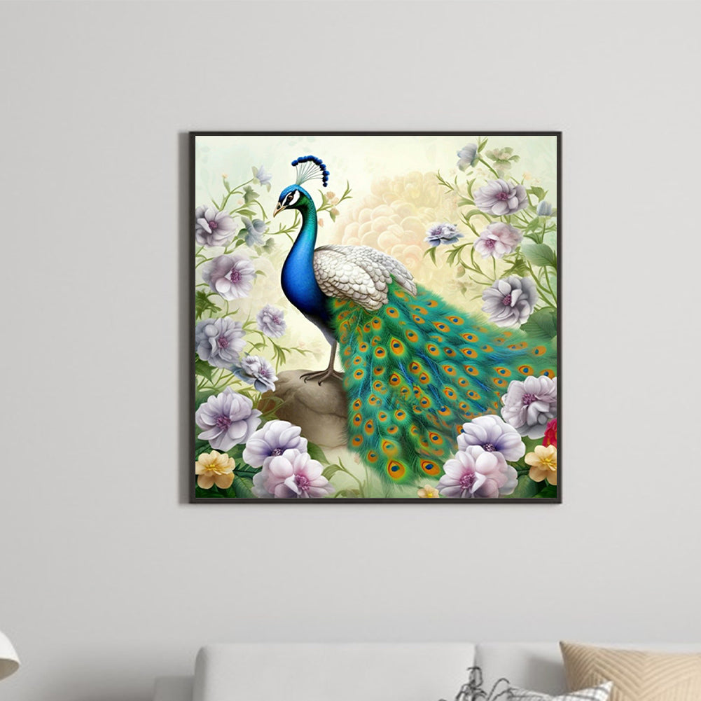 Take Off Peacock Phoenix - Full Round Drill Diamond Painting 30*30CM