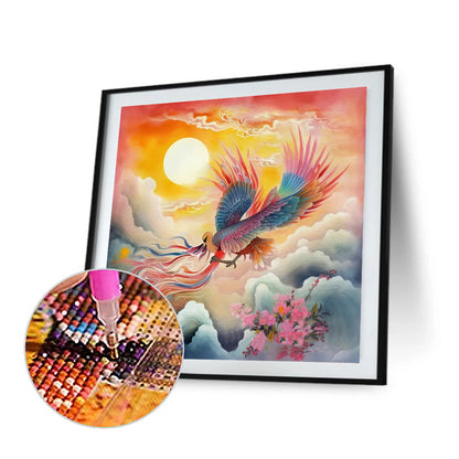 Take Off Peacock Phoenix - Full Round Drill Diamond Painting 30*30CM