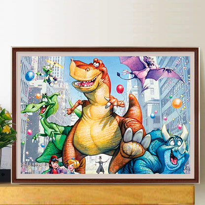 Dinosaur Story - Full Round Drill Diamond Painting 50*40CM