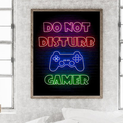 Neon Game - Full Round Drill Diamond Painting 50*60CM