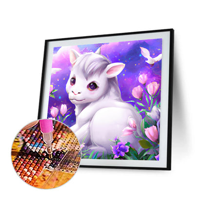 Colorful Little Animal Unicorn - Full Round Drill Diamond Painting 30*30CM