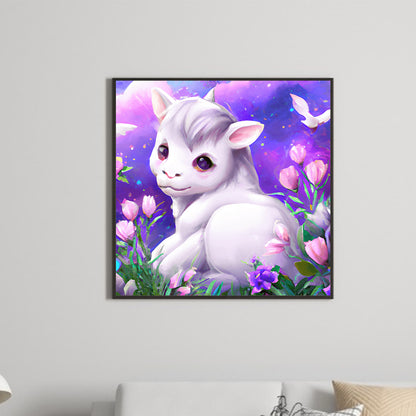 Colorful Little Animal Unicorn - Full Round Drill Diamond Painting 30*30CM