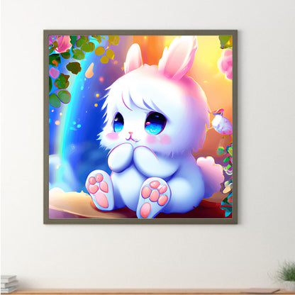 Colorful Little Animal Bunny - Full Round Drill Diamond Painting 30*30CM