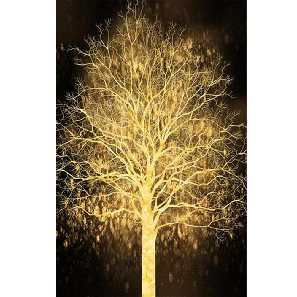 Golden Tree - Full Square Drill Diamond Painting 45*70CM