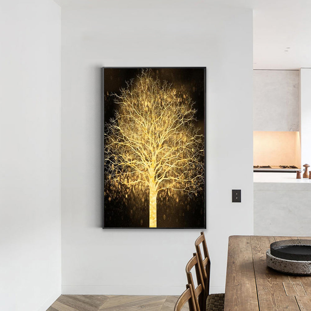 Golden Tree - Full Square Drill Diamond Painting 45*70CM