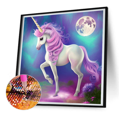 Elf Unicorn - Full Round Drill Diamond Painting 30*30CM