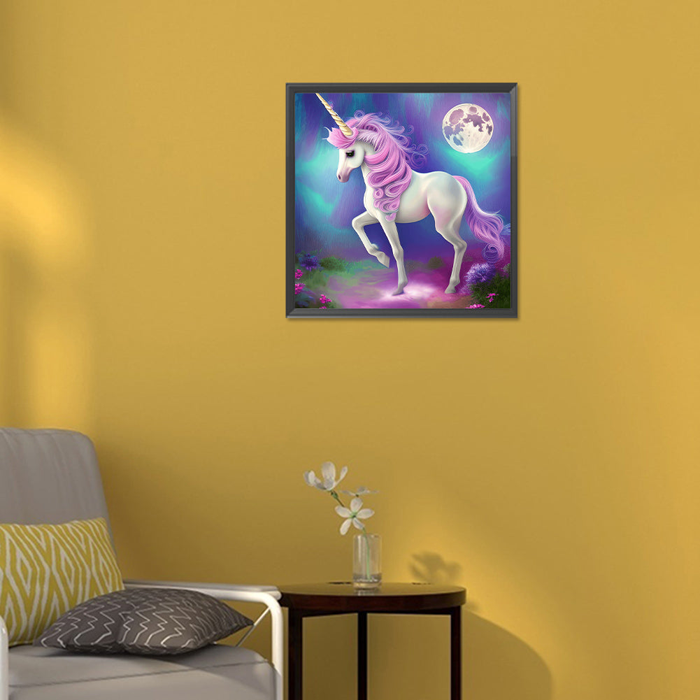 Elf Unicorn - Full Round Drill Diamond Painting 30*30CM