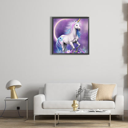 Elf Unicorn - Full Round Drill Diamond Painting 30*30CM