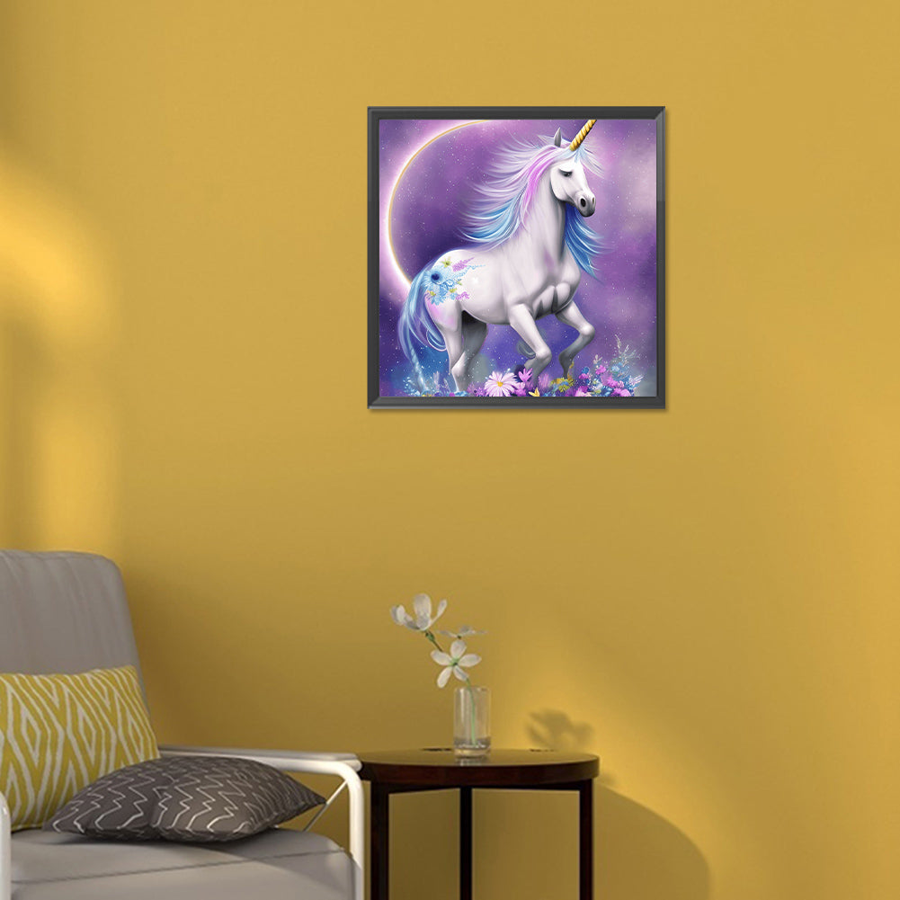 Elf Unicorn - Full Round Drill Diamond Painting 30*30CM