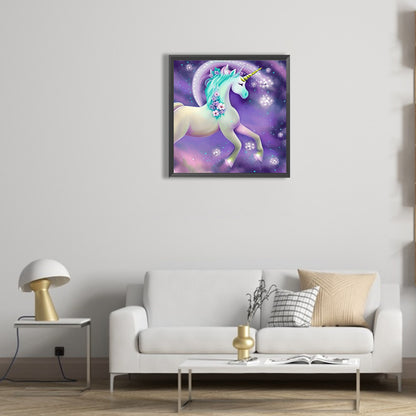 Elf Unicorn - Full Round Drill Diamond Painting 30*30CM