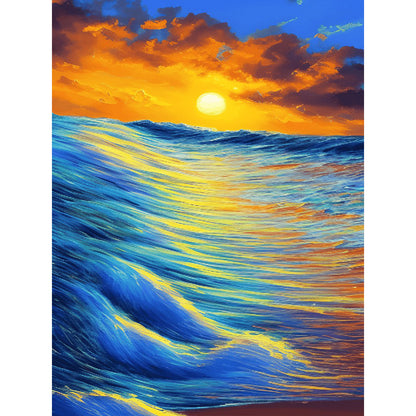 Coconut Beach - Full Round Drill Diamond Painting 30*40CM