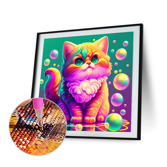 Color Kitten - Full Round Drill Diamond Painting 30*30CM