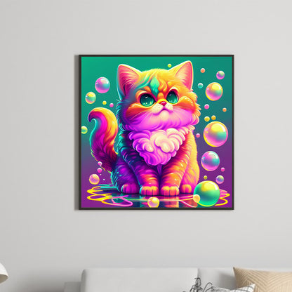 Color Kitten - Full Round Drill Diamond Painting 30*30CM