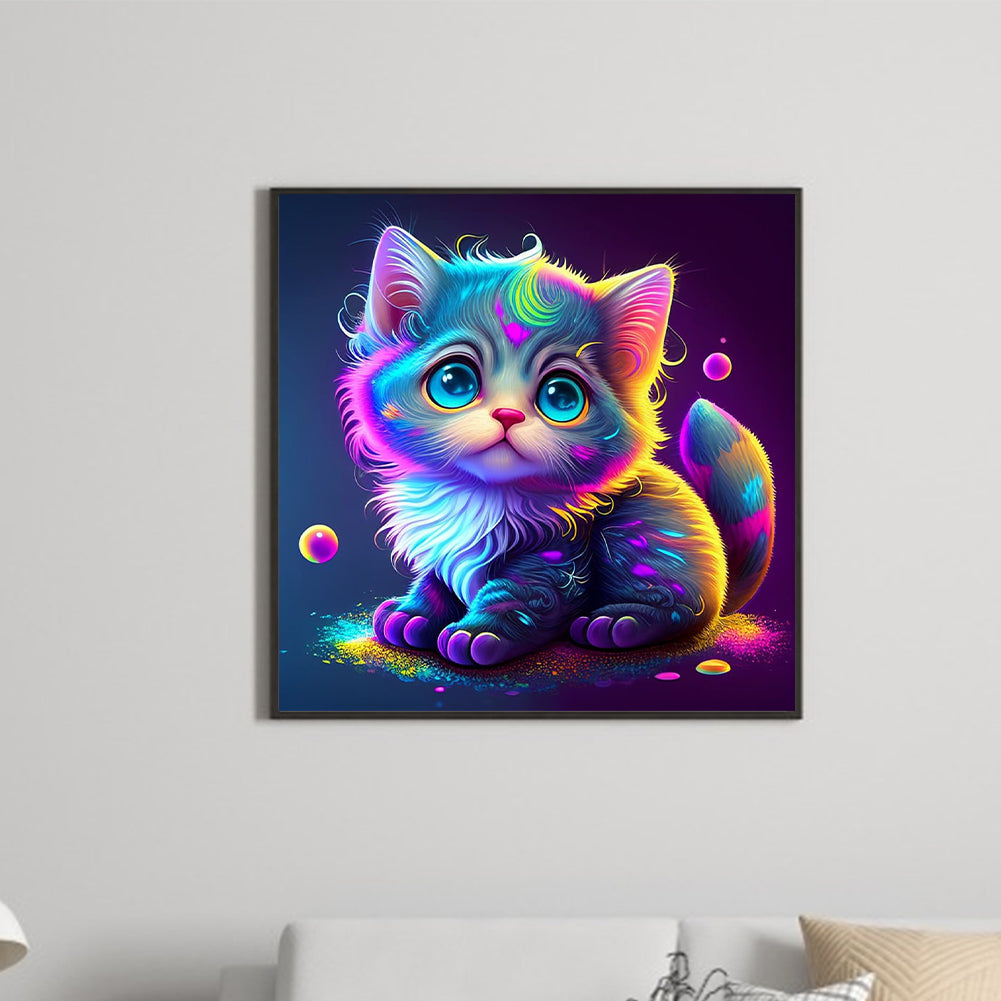 Color Kitten - Full Round Drill Diamond Painting 30*30CM