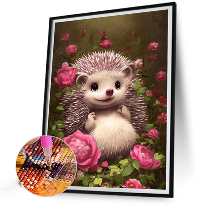 Hedgehog - Full Round Drill Diamond Painting 30*40CM