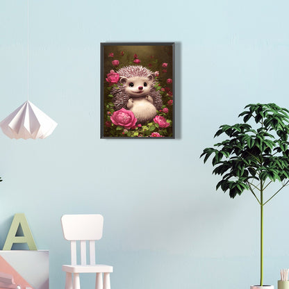 Hedgehog - Full Round Drill Diamond Painting 30*40CM