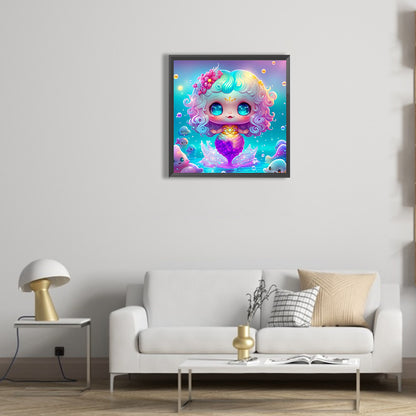 Elf Mermaid - Full Round Drill Diamond Painting 30*30CM