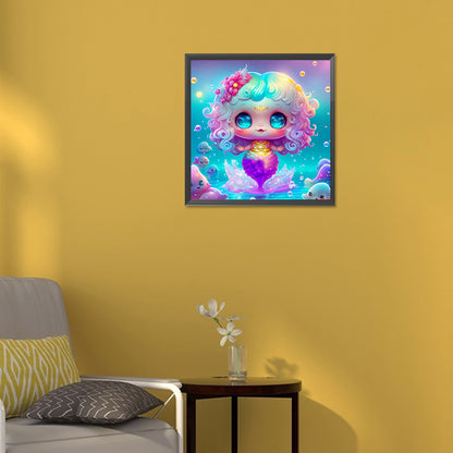 Elf Mermaid - Full Round Drill Diamond Painting 30*30CM