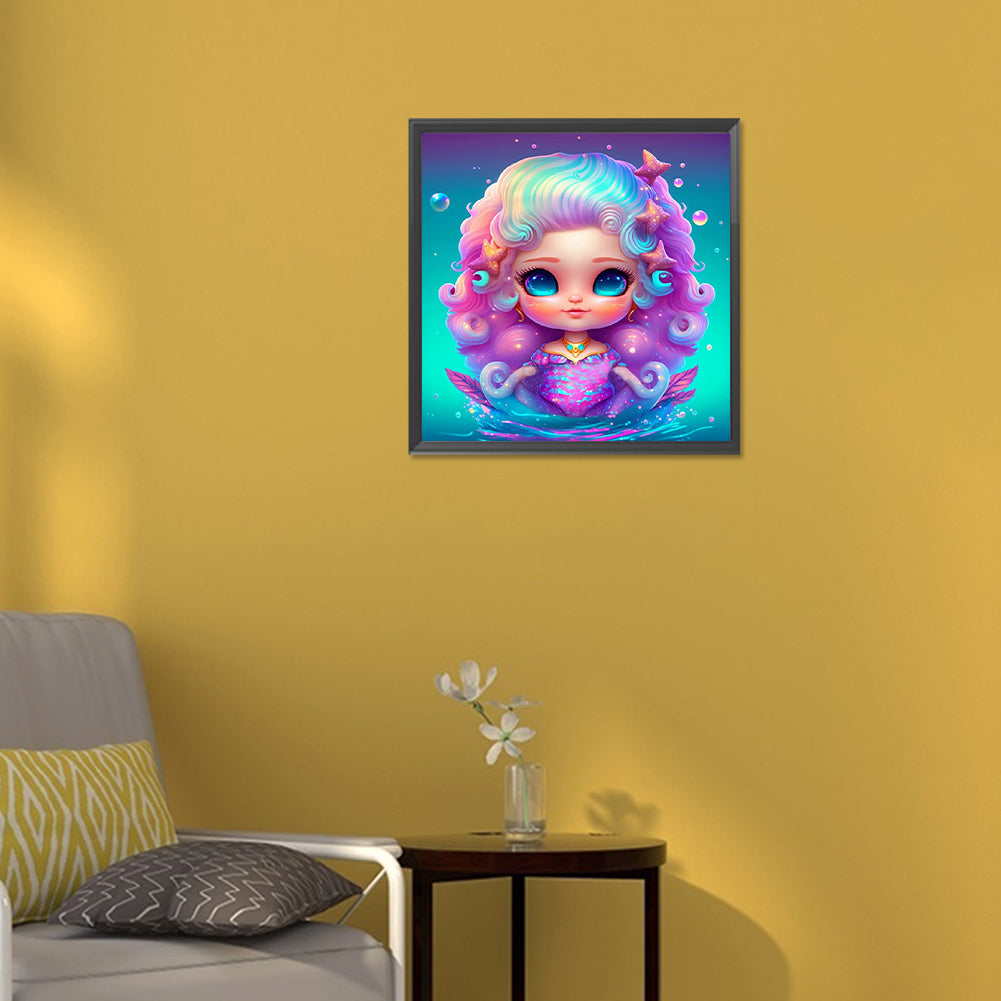 Elf Mermaid - Full Round Drill Diamond Painting 30*30CM