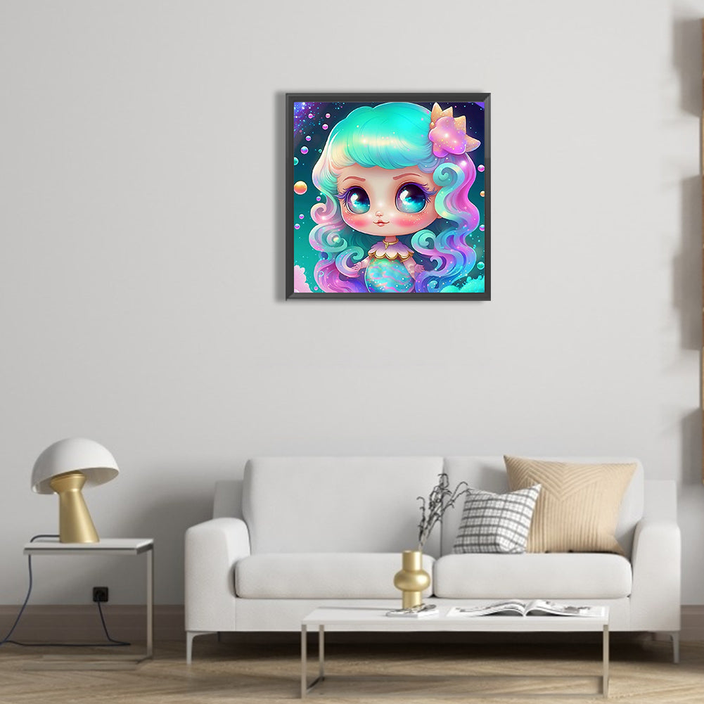 Elf Mermaid - Full Round Drill Diamond Painting 30*30CM