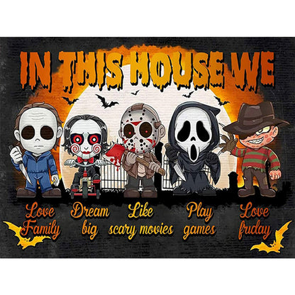 Horror Movie - Full Round Drill Diamond Painting 40*30CM